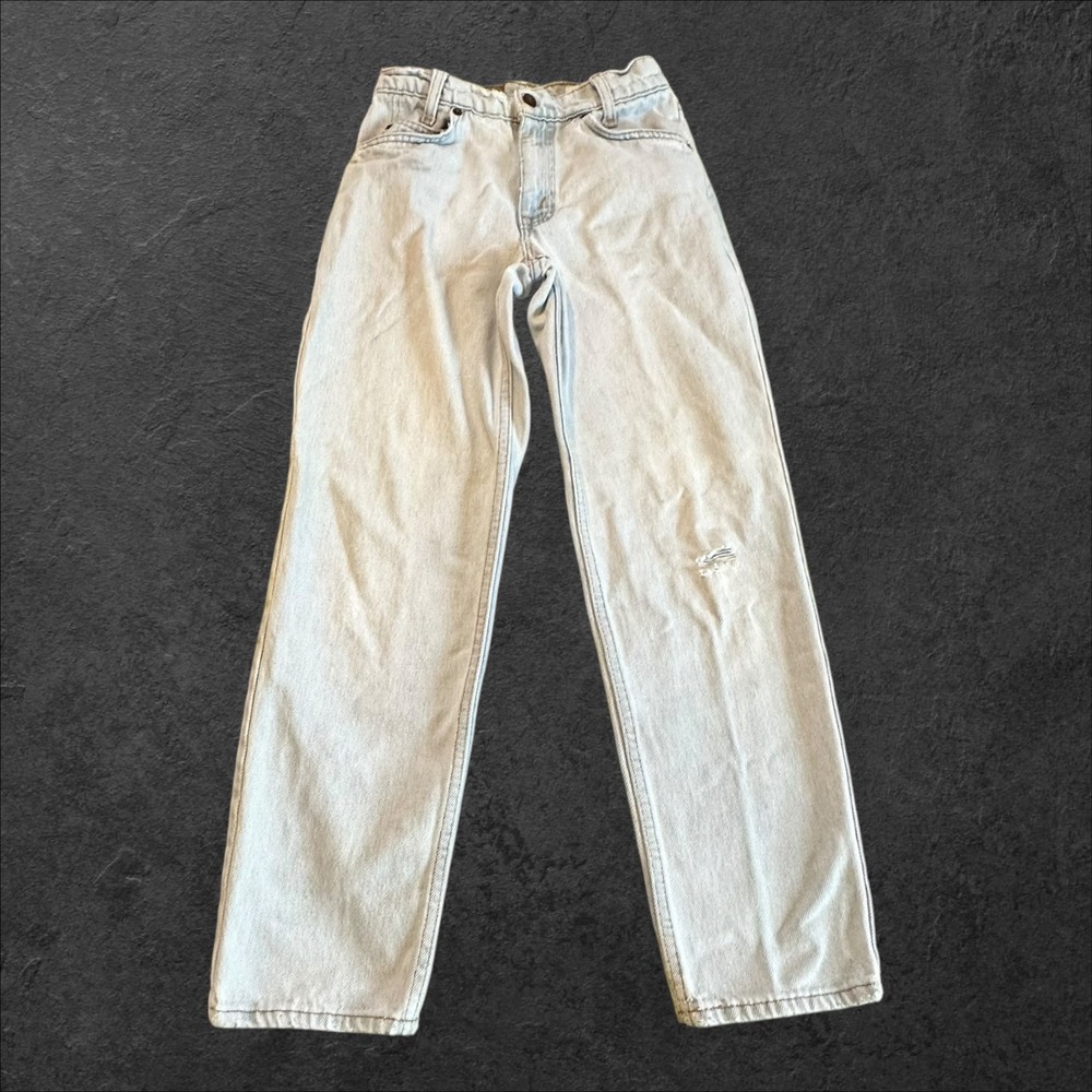 Vintage Levis 550 Light Wash Relaxed Straight Jeans USA Made Size 12‎ 40350-0735